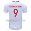 Fußballtrikots Polen Robert Lewandowski 9 Heim Trikotsatz WM 2018